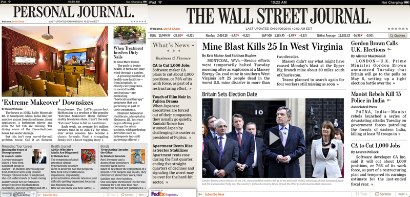 Illustration for article titled iPad News Apps